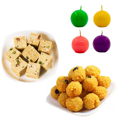 "Sweets and Diyas - code 09 - Click here to View more details about this Product